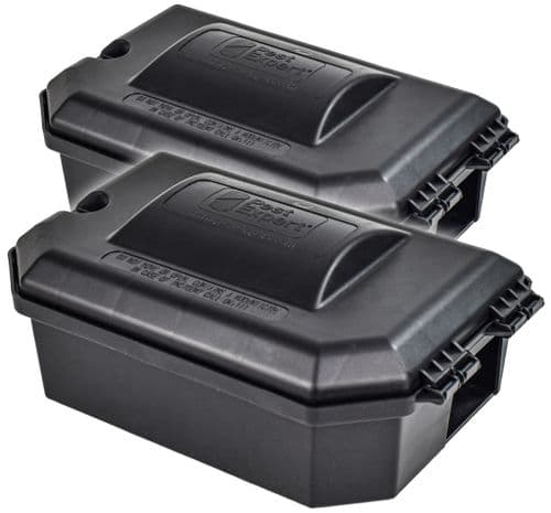 Heavy-Duty Outdoor Mouse Bait Stations (Twinpack)
