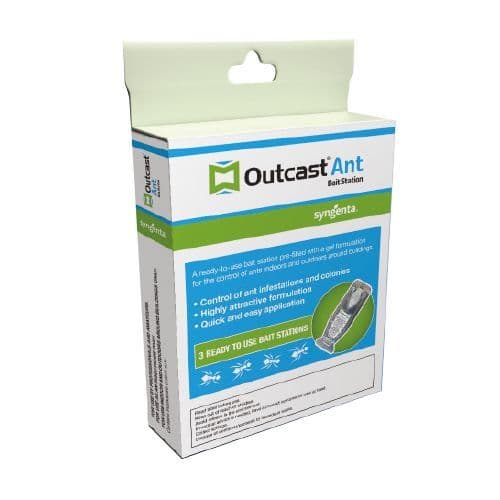 Outcast Ant Bait Stations - 3 Ready To Use Bait Stations