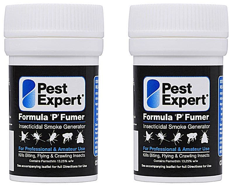 Pest Expert Formula P Fumer Carpet Moth Smoke Bombs Twinpack