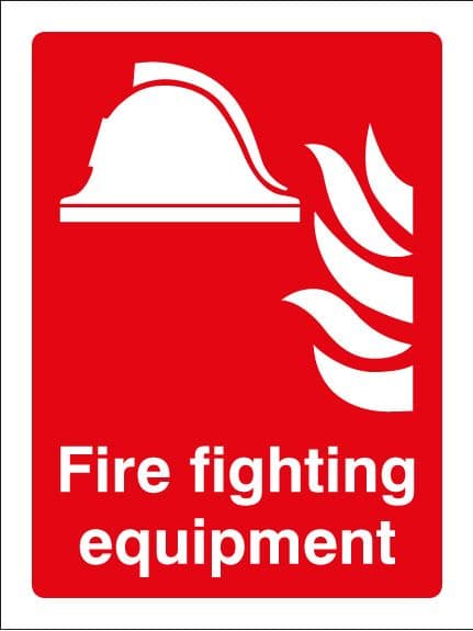 Fire Kit Signage 11067E Fire fighting equipment Rigid Plastic 200x150mm Safety Sign
