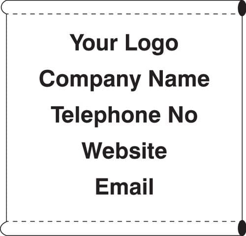 55109 Scaffold Company Banner (c/w loops) (1270x1270mm) Safety Sign