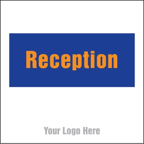 55706 Reception, site saver sign 400x400mm  (400x400mm) Safety Sign