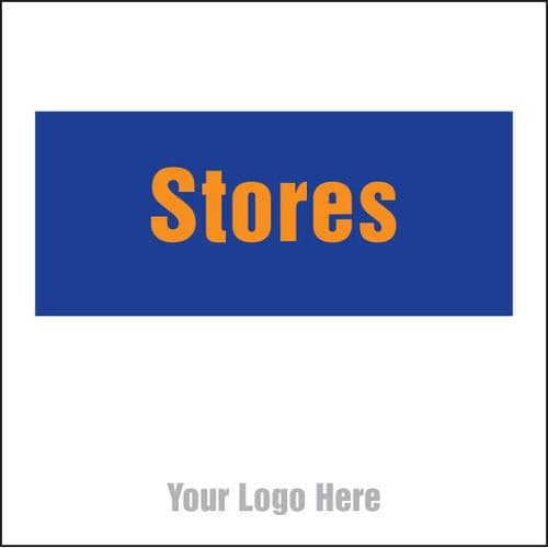55718 Stores, site saver sign 400x400mm  (400x400mm) Safety Sign