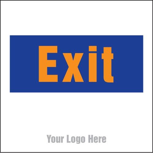 55736 Exit, site saver sign 400x400mm  (400x400mm) Safety Sign