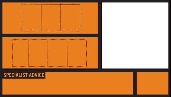 56238 Design your own hazchem placard alu  (700x400mm) Safety Sign