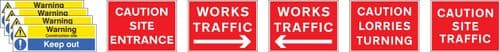 56390 Starter Pack 1 Safety Sign