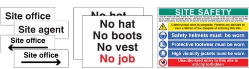 56391 Starter Pack 2 Safety Sign