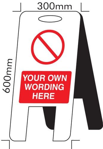 58525 Standard special (self standing floor sign)  (300x600mm) Safety Sign