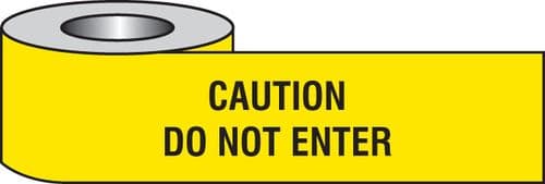 58622 Caution do not enter barrier tape (250M x 75mm) Safety Sign