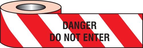 58634 Danger do not enter barrier tape (250M x 75mm) Safety Sign