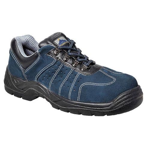 Portwest FW02BL Blue Steelite Perforated Trainer S1P