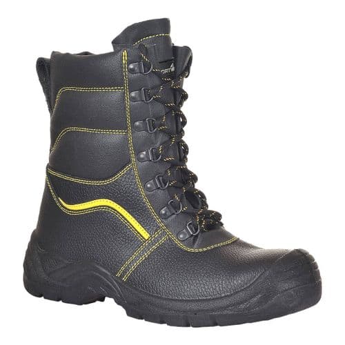 Portwest FW05 Black Steelite Fur Lined Protector Boot S3 CI