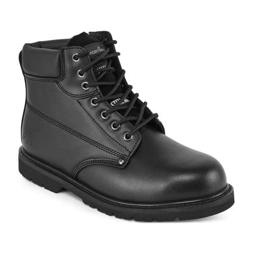 Portwest FW16 Black Steelite Welted Safety Boot SBP HRO