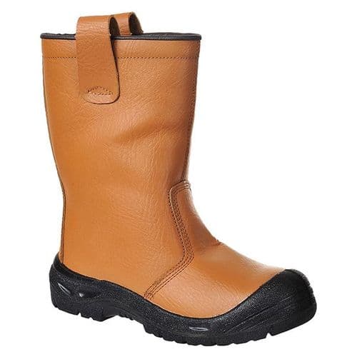 Portwest FW29TA Tan Steelite Rigger Boot Scuff Cap S3 CI
