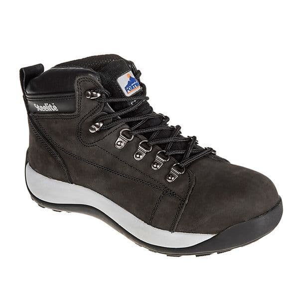 Portwest FW31 Steelite Half Hoge Nubuck Schoen, SB HRO, Honing, Grootte 38