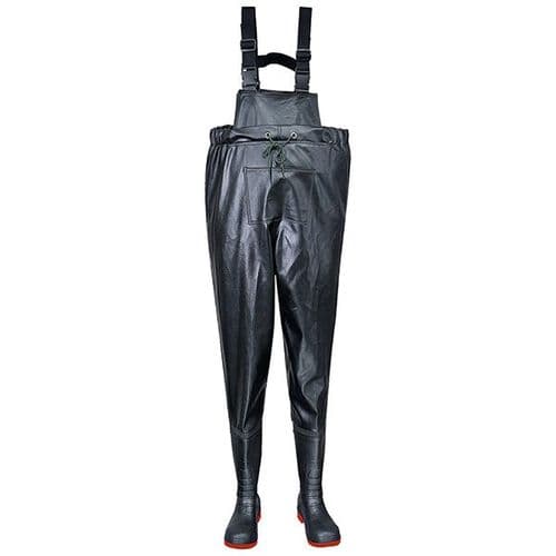 Portwest FW74 Black Safety Chest Wader S5