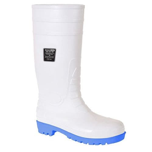 Portwest FW95WH White Total Safety Wellington S5