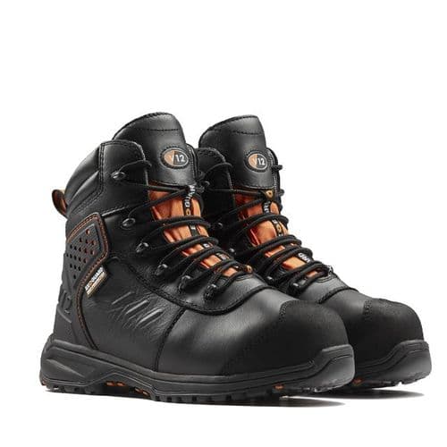 V2185 Invincible IGS Black S3 Waterpoof Women's Met Boot