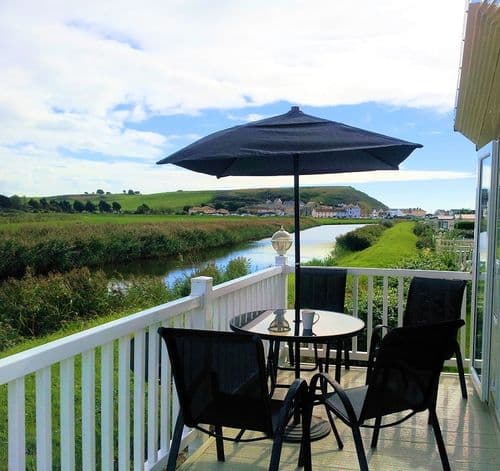 West Bay Riverside Dogs-welcome Caravan Bridport