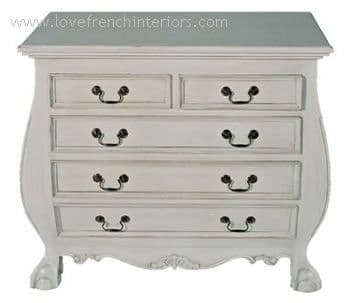 5 drawer Bombe Chest