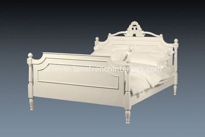 Alice French Bed in Antique White