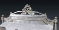 Alice French Bed in Silver Leaf