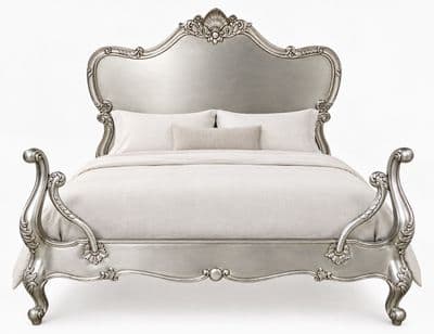 Antique Silver French Bed Kingsize