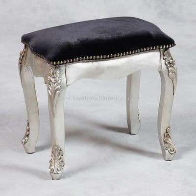 Antique Silver Stool