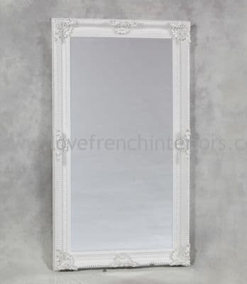 Antique White Classic Framed Extra Large Mirror