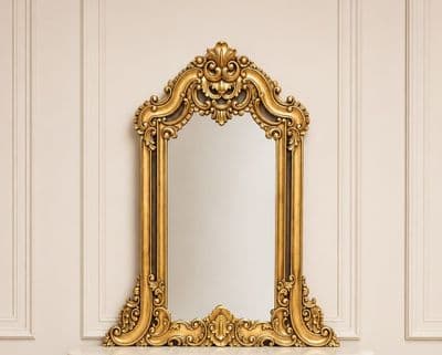 Antoinette Bespoke Mirror in Gold