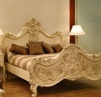 Baroque Ornately Carved Bed