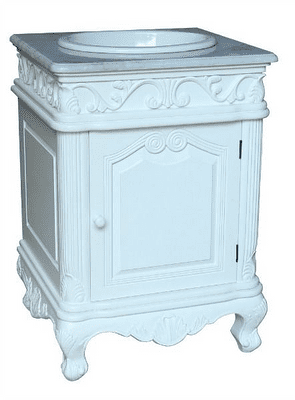 Bespoke Petite Sink Vanity Unit with Solid Marble Top