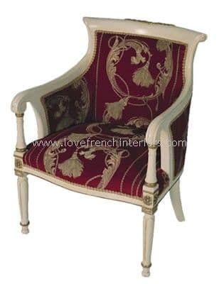 Bespoke Tub Armchair with Carved Top