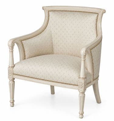 Bespoke Tub Armchair with Plain Top
