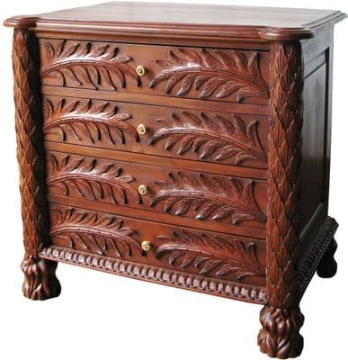 Chest with Palm Design
