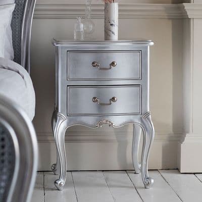 Chic Bedside in Silver