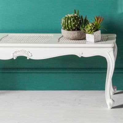 Chic Bench in Vanilla White