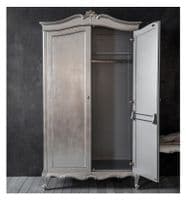 Chic Double Wardrobe in Vanilla White