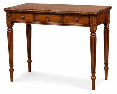Colonial 3 Drawer Writing Desk