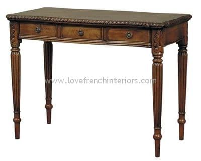 Colonial 3 Drawer Writing Desk