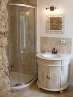 Demi Lune Ornate Sink Vanity Unit