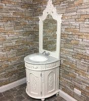 Demi Lune Ornate Sink Vanity Unit