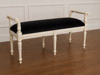 Double Piano Stool with Carved Mahogany Frame