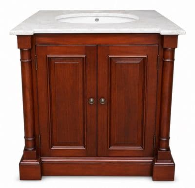 Emma Single Sink Vanity Unit with Double Doors