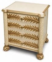 Four Poster Palm Design Bed