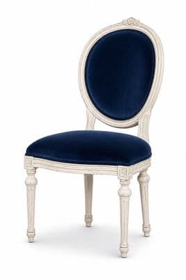 French Oval String Back Dining Chair