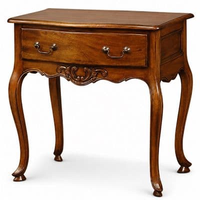 French Side Table with Cabriole Legs