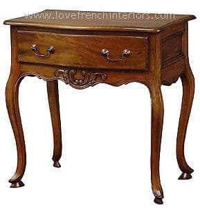 French Side Table with Cabriole Legs