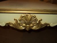 French Square Side Table