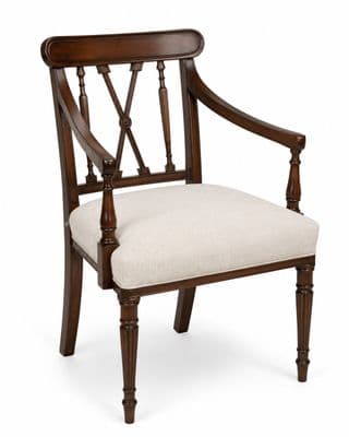 George III Carver Chair Arrow Back